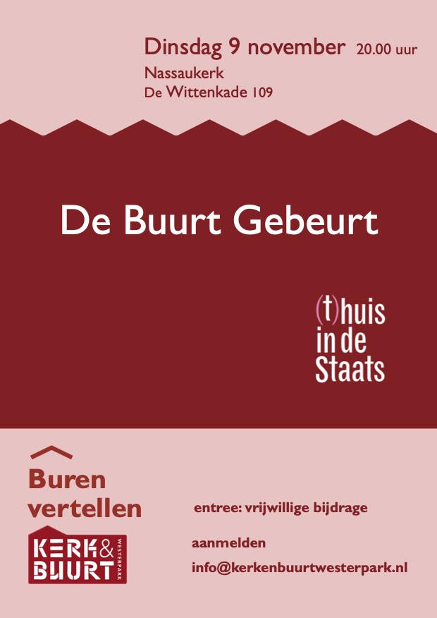 Buren vertellen: De Buurt Gebeurt
